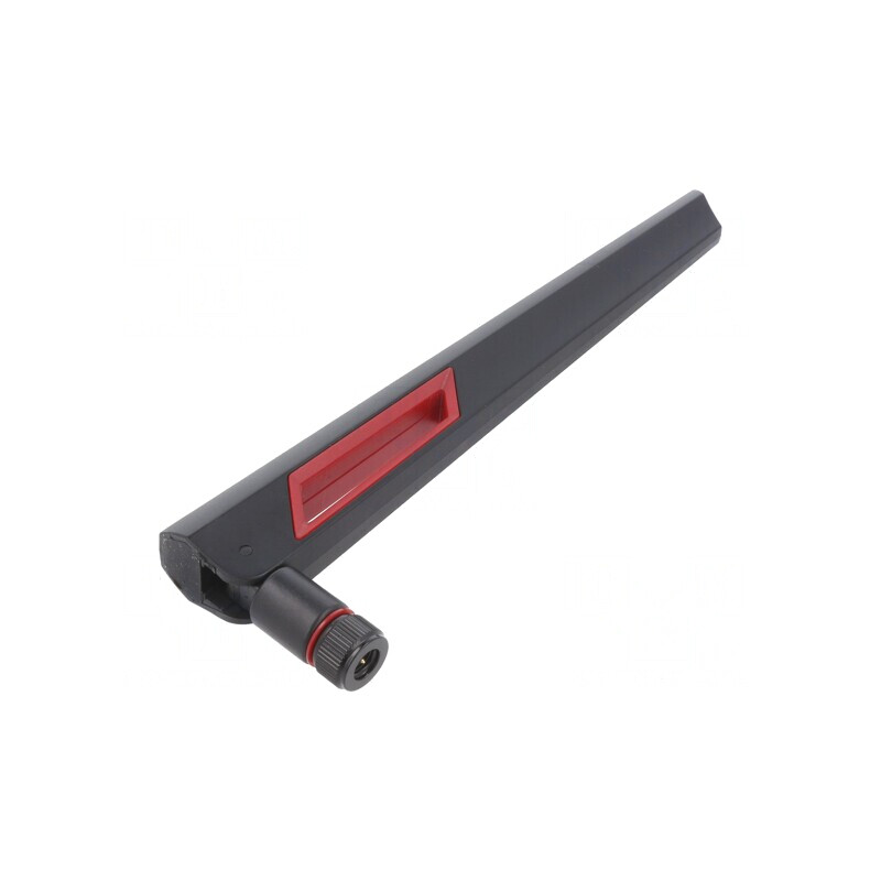 Antena SMA Roșu-Negru 2.4-5.8GHz 5dBi | Electronic-mag.ro | Componente Electronice