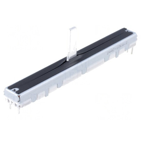 Potentiometru Glisant 10kΩ 200mW THT Linear Metalic | Electronic-mag.ro | Componente Electronice