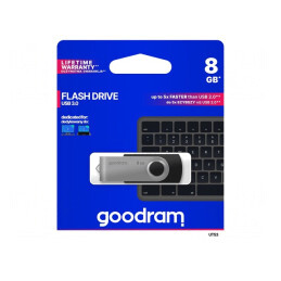 Memorie USB 3.0 8GB Neagră | Electronic-mag.ro | Componente Electronice