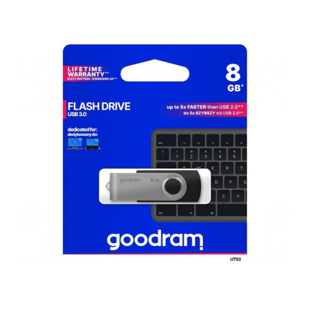 Memorie USB 3.0 8GB Neagră | Electronic-mag.ro | Componente Electronice