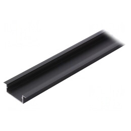 Profil Aluminiu Negru 1m pentru Module LED VARIO30-06