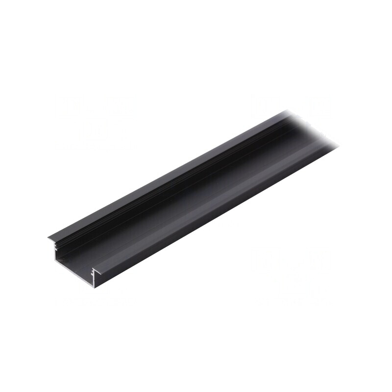 Profil Aluminiu Negru 1m pentru Module LED VARIO30-06 | Electronic-mag.ro | Componente Electronice