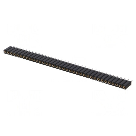 Soclu pini mamă 36 pini 2,54mm THT aurit | Electronic-mag.ro | Componente Electronice