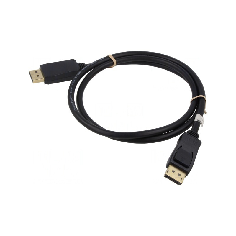 Cablu DisplayPort 1.4 HDCP 2.2 1m Negru | Electronic-mag.ro | Componente Electronice