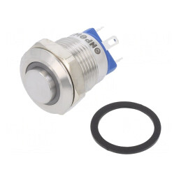 Comutator Anti-Vandalism Galben IP65 2A 36VDC | Electronic-mag.ro | Componente Electronice