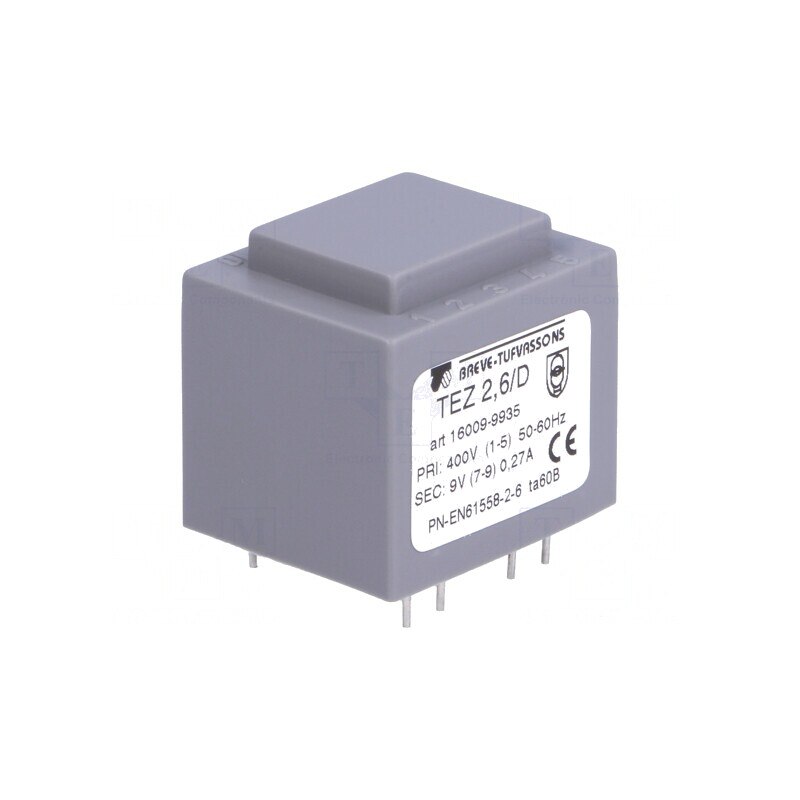 Transformator Încapsulat 2,5VA 9V PCB | Electronic-mag.ro | Componente Electronice