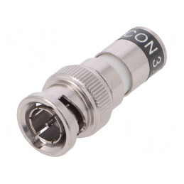 Mufă BNC tată 75Ω RG59 crimpare IP68 | Electronic-mag.ro | Componente Electronice