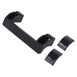 Manetă tehnopolimer neagră 33mm x 114mm | Electronic-mag.ro | Componente Electronice