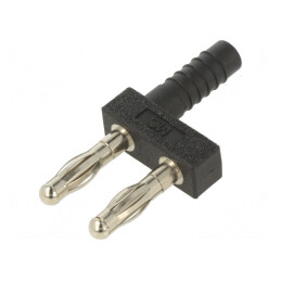 Punte Stacabilă Banană 4mm 32A Neagră | Electronic-mag.ro | Componente Electronice