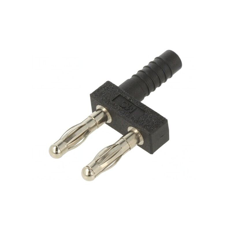 Punte Stacabilă Banană 4mm 32A Neagră | Electronic-mag.ro | Componente Electronice