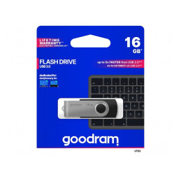 Memorie USB 3.0 16GB Neagră | Electronic-mag.ro | Componente Electronice