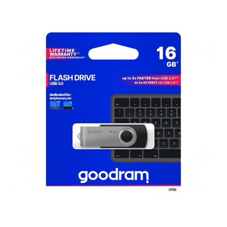 Memorie USB 3.0 16GB Neagră | Electronic-mag.ro | Componente Electronice