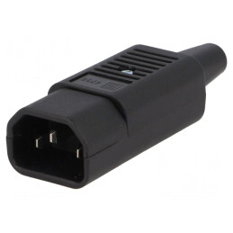 Conector Alimentare AC Mufă Tată 10A 250V | Electronic-mag.ro | Componente Electronice