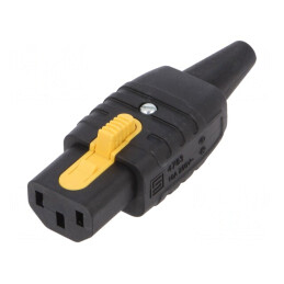 Conector Alimentare AC Mufă Mamă C13 10A 250V | Electronic-mag.ro | Componente Electronice