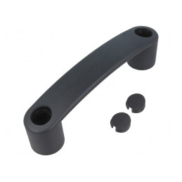 Manetă tehnopolimer neagră 39mm x 144mm x 26mm | Electronic-mag.ro | Componente Electronice