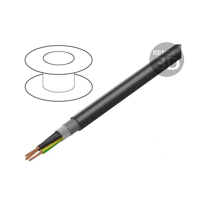Cablu ÖLFLEX® ROBUST 215C 3G0,5mm2 Negru 300/500V | Electronic-mag.ro | Componente Electronice