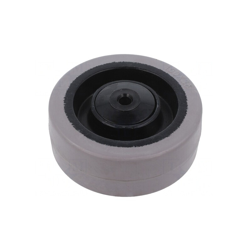 Roată Transport 100mm 36mm Gumă Duritate 65 Shore | Electronic-mag.ro | Componente Electronice