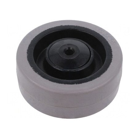 Roată Transport 100mm 36mm Gumă Duritate 65 Shore | Electronic-mag.ro | Componente Electronice