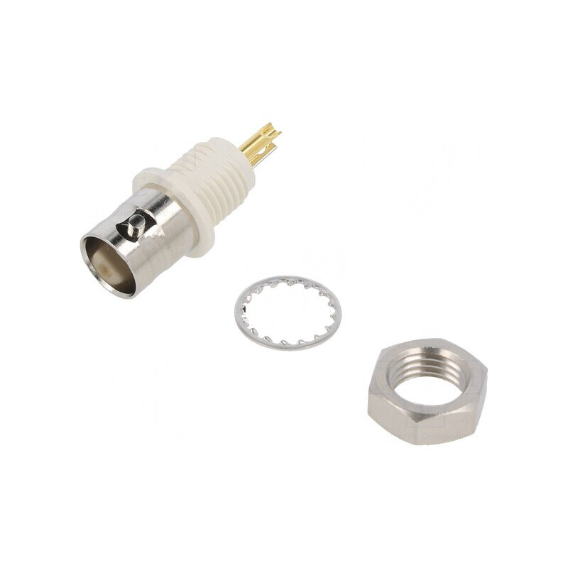 Soclu BNC Mamă Aurit 50Ω | Electronic-mag.ro | Componente Electronice Soclu BNC Mamă Aurit 50Ω | Electronic-mag.ro | Componente Electronice