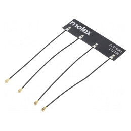 Antenă Bluetooth WiFi ZigBee 70x20mm U.FL 100mm | Electronic-mag.ro | Componente Electronice