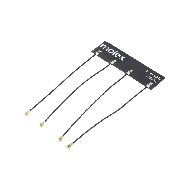 Antenă Bluetooth WiFi ZigBee 70x20mm U.FL 100mm | Electronic-mag.ro | Componente Electronice