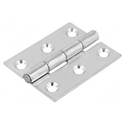 Balama oțel zincat 40mm x 50mm cu 6 orificii | Electronic-mag.ro | Componente Electronice