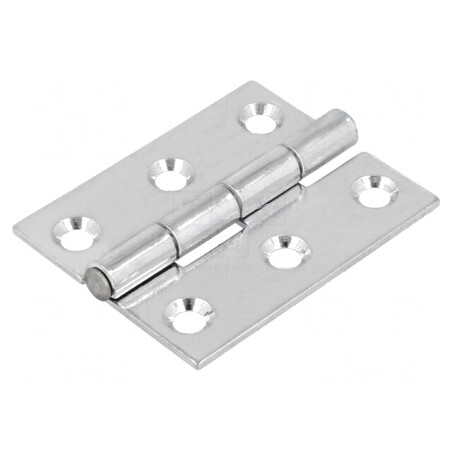Balama oțel zincat 40mm x 50mm cu 6 orificii | Electronic-mag.ro | Componente Electronice