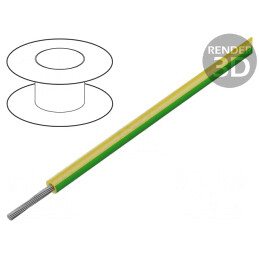 Cablu Cu 10AWG Verde-Galben 30m | Electronic-mag.ro | Componente Electronice