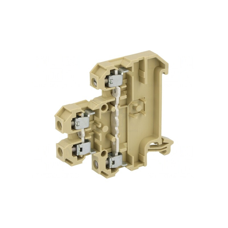 Term. Îmbinare Șine 4mm2, 2 Piste, 4 Borne, Bej, 6mm TS35 | Electronic-mag.ro | Componente Electronice Term. Îmbinare Șine 4mm2, 2 Piste, 4 Borne, Bej, 6mm TS35 | Electronic-mag.ro | Componente Electronice
