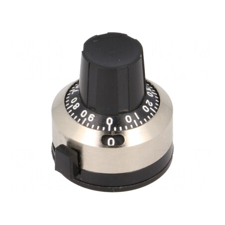 Buton de Precizie cu Disc Selector 25x22x24mm | Electronic-mag.ro | Componente Electronice