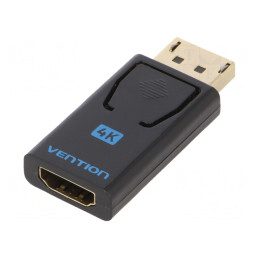Adaptor DisplayPort la HDMI Negru | Electronic-mag.ro | Componente Electronice