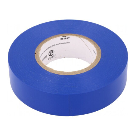 Bandă Electroizolantă Albastră 19mm x 20m | Electronic-mag.ro | Componente Electronice