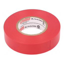 Bandă Electroizolantă Roșie 19mm x 20m | Electronic-mag.ro | Componente Electronice
