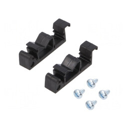 Mâner Poliamidă Negru pentru Șină DIN TS35 | Electronic-mag.ro | Componente Electronice