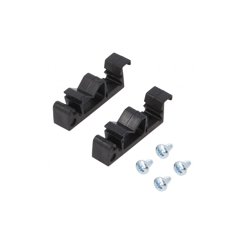 Mâner Poliamidă Negru pentru Șină DIN TS35 | Electronic-mag.ro | Componente Electronice
