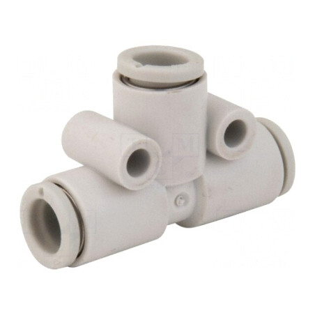 Teu Reducție Mufabil Polipropilenă 6mm | Electronic-mag.ro | Componente Electronice