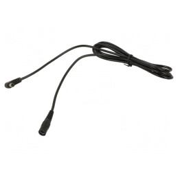 Cablu DC 5,5/2,1 mm în unghi 1x0,5mm2 | Electronic-mag.ro | Componente Electronice