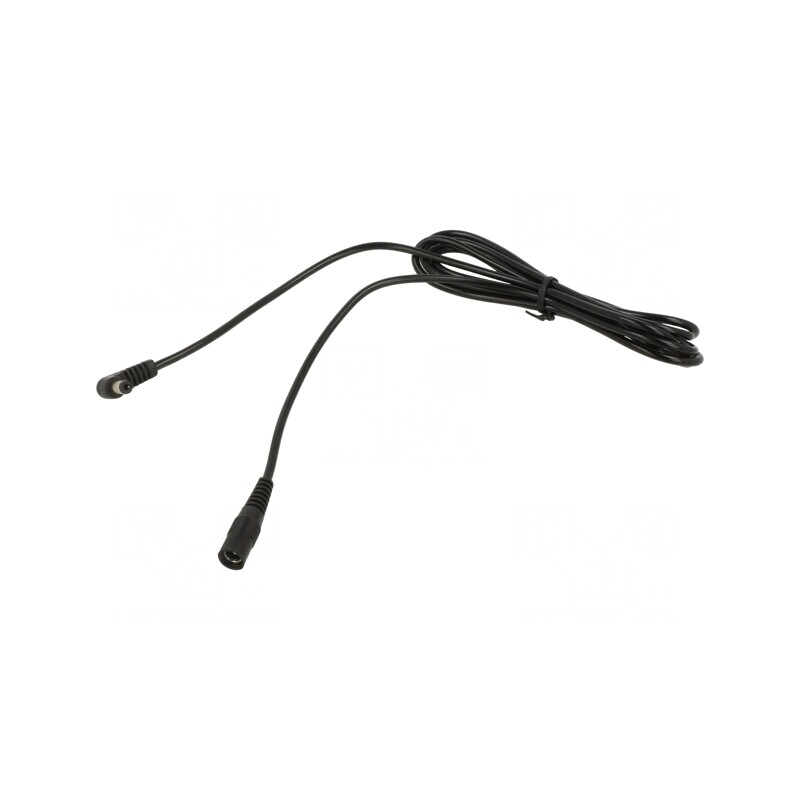 Cablu DC 5,5/2,1 mm în unghi 1x0,5mm2 | Electronic-mag.ro | Componente Electronice