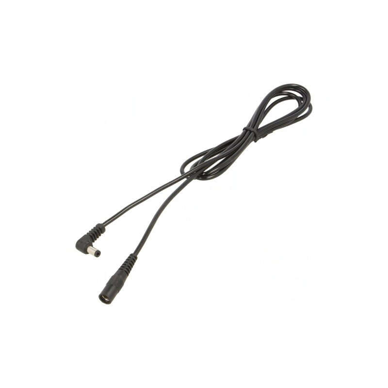 Cablu DC 5,5/2,1 Soclu la 5,5/2,5 Mufă unghi 1x0,5mm2 | Electronic-mag.ro | Componente Electronice