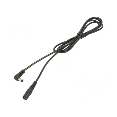 Cablu DC 5,5/2,1 Soclu la 5,5/2,5 Mufă unghi 1x0,5mm2 | Electronic-mag.ro | Componente Electronice