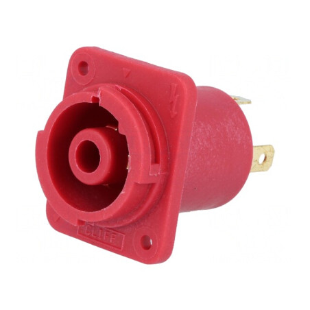 Conector Circular CLIFFCON 20A 4 Pini 4,8mm Lipire | Electronic-mag.ro | Componente Electronice