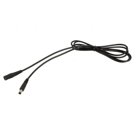 Cablu DC 5,5/2,1 și 5,5/2,5 mm negru | Electronic-mag.ro | Componente Electronice