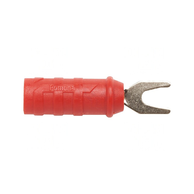 Mufă furcă roșie 15A 1kV | Electronic-mag.ro | Componente Electronice