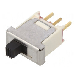 Comutator Glisant 2 Pozitii ON-ON 0.4A 20VDC THT | Electronic-mag.ro | Componente Electronice