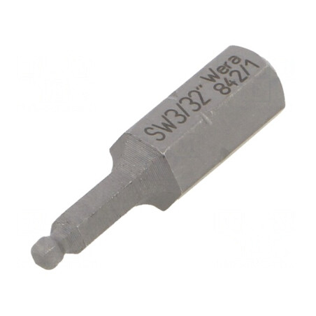 Capăt de șurubelniță imbus sferic HEX 3/32 25mm | Electronic-mag.ro | Componente Electronice