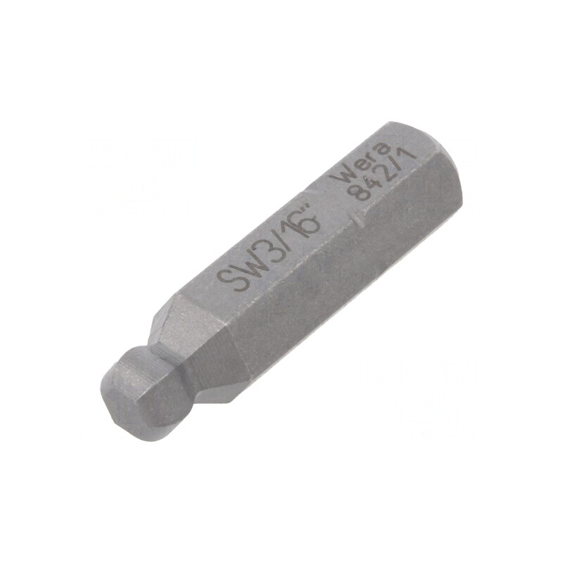 Capăt de şurubelniţă imbus sferic HEX 3/16 25mm | Electronic-mag.ro | Componente Electronice