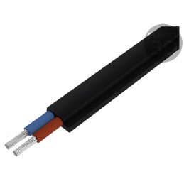 Cablu Electric 2x2,5mm² Cu Neecranat Gumat Negru 300V | Electronic-mag.ro | Componente Electronice