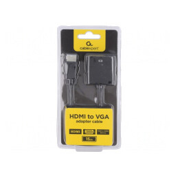 Convertor HDMI la VGA 15pin 0,15m | Electronic-mag.ro | Componente Electronice