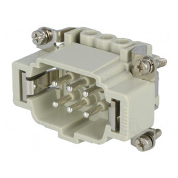 Conector HDC tată 6 pini 16A 500V | Electronic-mag.ro | Componente Electronice