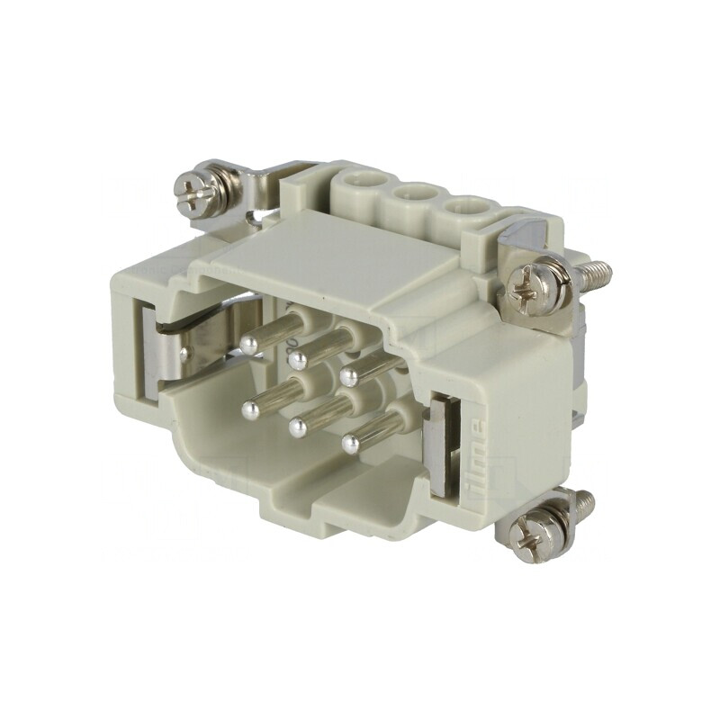 Conector HDC tată 6 pini 16A 500V | Electronic-mag.ro | Componente Electronice